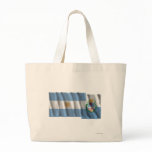 Argentina & Mendoza waving flags Canvas Bag