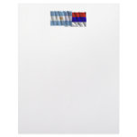Argentina & Misiones waving flags Custom Letterhead