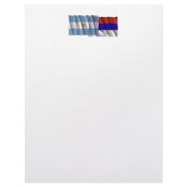 Argentina & Misiones waving flags Custom Letterhead