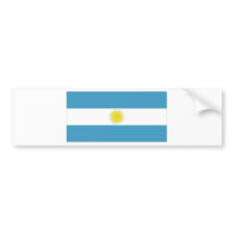 Argentina National Flag Bumper Sticker