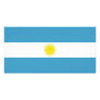Argentina National Flag Photo Card Template