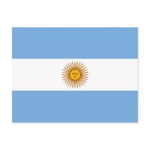 Argentina National Flag Postcards