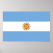 Argentina National Flag Poster