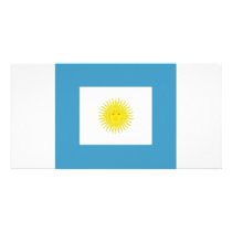 Argentina Naval Jack Customized Photo Card