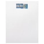 Argentina & Neuquén waving flags Customized Letterhead