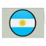 Argentina quality Flag Circle Cards