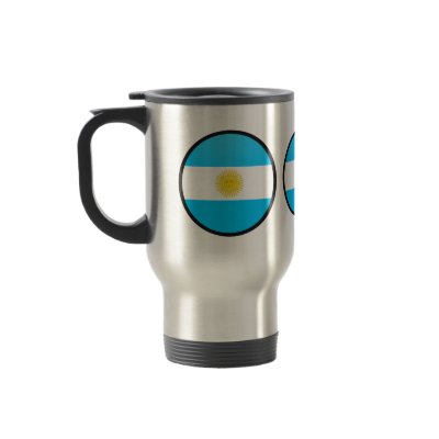 Argentina quality Flag Circle Coffee Mug by representmycountry