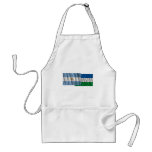 Argentina & Río Negro waving flags Apron