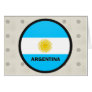 Argentina Roundel quality Flag Card