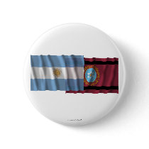 Argentina & Salta waving flags Buttons