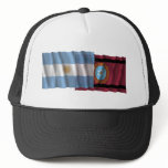 Argentina & Salta waving flags hats