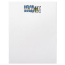 Argentina & San Luis waving flags Letterhead