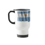 Argentina & Santiago del Estero waving flags Mug