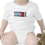 Argentina & Santiago del Estero waving flags Tshirts