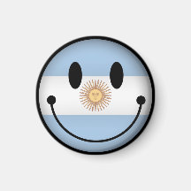 Argentina Smiley Magnet