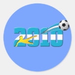 Argentina Soccer 2010 logo gifts Round Stickers