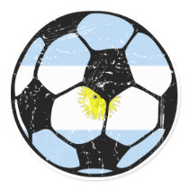Argentina Soccer Ball Stickers