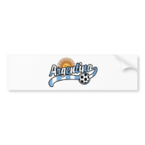 Argentina Soccer Bumper Sticker