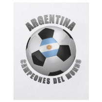 ARGENTINA SOCCER CHAMPIONS FULL COLOR FLYER