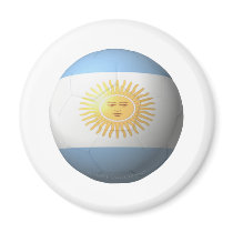 Argentina Soccer Fridge Magnet