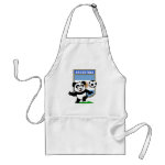 This adorable little panda is too cute! He's featured in front of a large flag from Argentina and ready to play football and score some goals. This cute design is perfect for football players and soccer fans.