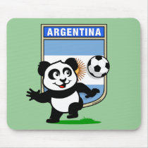 Argentina Soccer Panda Mouse Pads