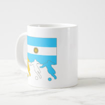 Argentina Soccer Players Jumbo Mug