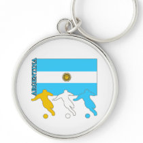 Argentina Soccer Players Keychains