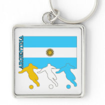 Argentina Soccer Players Keychains