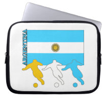 Argentina Soccer Players Laptop Sleeves