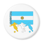 Argentina Soccer Players magnets