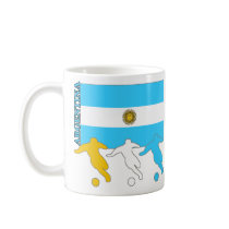 Argentina Soccer Players Coffee Mugs