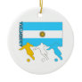 Argentina Soccer Players Christmas Ornament
