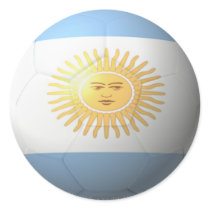 Argentina Soccer Round Sticker