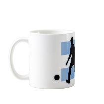 Argentina Soccer Striker mugs