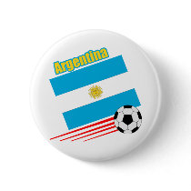 Argentina Soccer Team Pin button