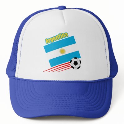 Argentina Soccer Team Hat by worldwidesoccer