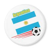 Argentina Soccer Team Magnets magnet