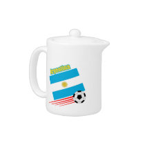 Argentina Soccer Team teapot