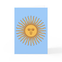Argentina Sol de Mayo Greeting Card
