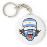 Argentina sports fan key chain