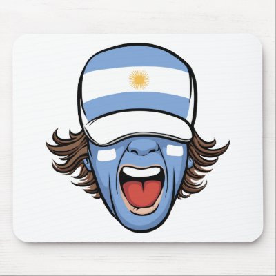 Argentina sports fan mousepads by crum6178