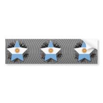Argentina Star Bumper Sticker