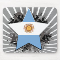 Argentina Star Mouse Pad
