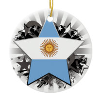 Argentina Star Christmas Tree Ornaments