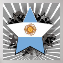 Argentina Star Print
