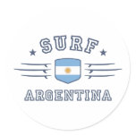 Argentina Round Sticker