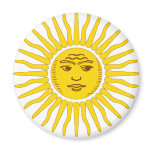 Argentina Sun Fridge Magnet