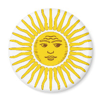 Argentina Sun Fridge Magnet