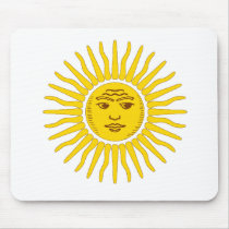 Argentina Sun Mouse Pad